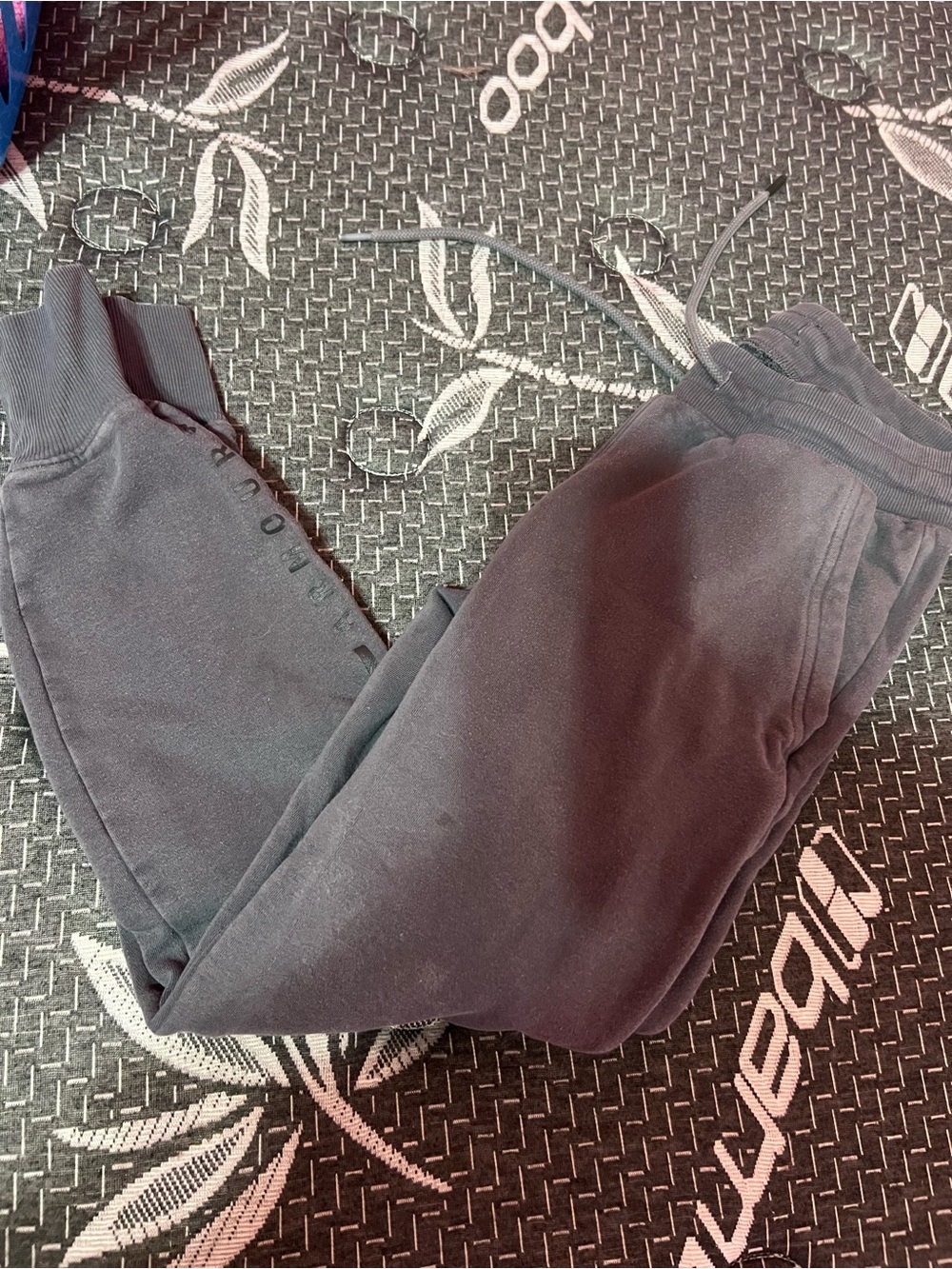Under Armour Charcoal Gray Fleece-Lined Joggers